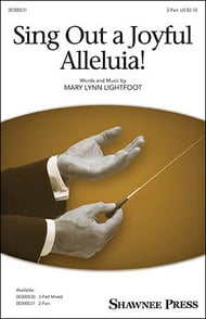 Sing Out a Joyful Alleluia! Two-Part choral sheet music cover Thumbnail